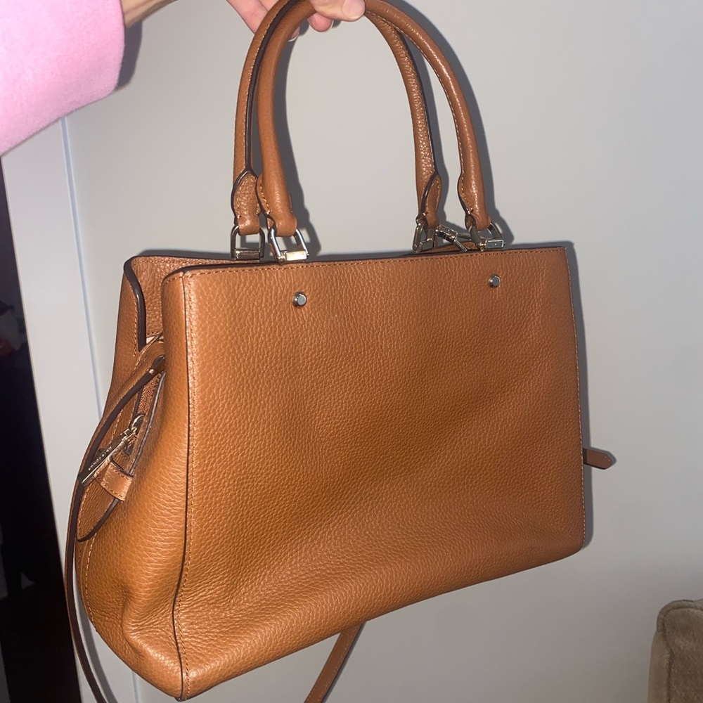 Kate Spade Brown Leather Purse with long and short straps - Picture 6 of 8